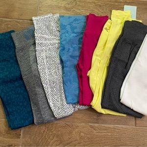 Workout leggings - gymshark and Aoxjox